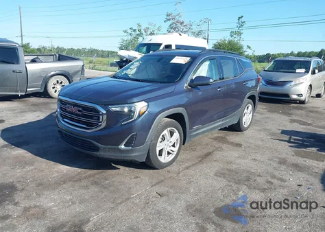 2018 GMC Terrain Sle из США, поврежденный, VIN 3GKALMEX2JL340820